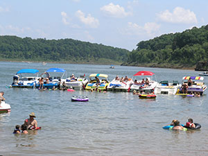 Boat Party on the Lake