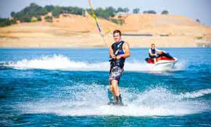 Water sports on Blue Ridge Mountain Lakes